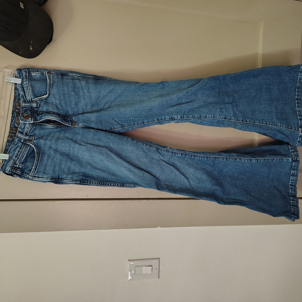 Women's Blue Flared Jeans